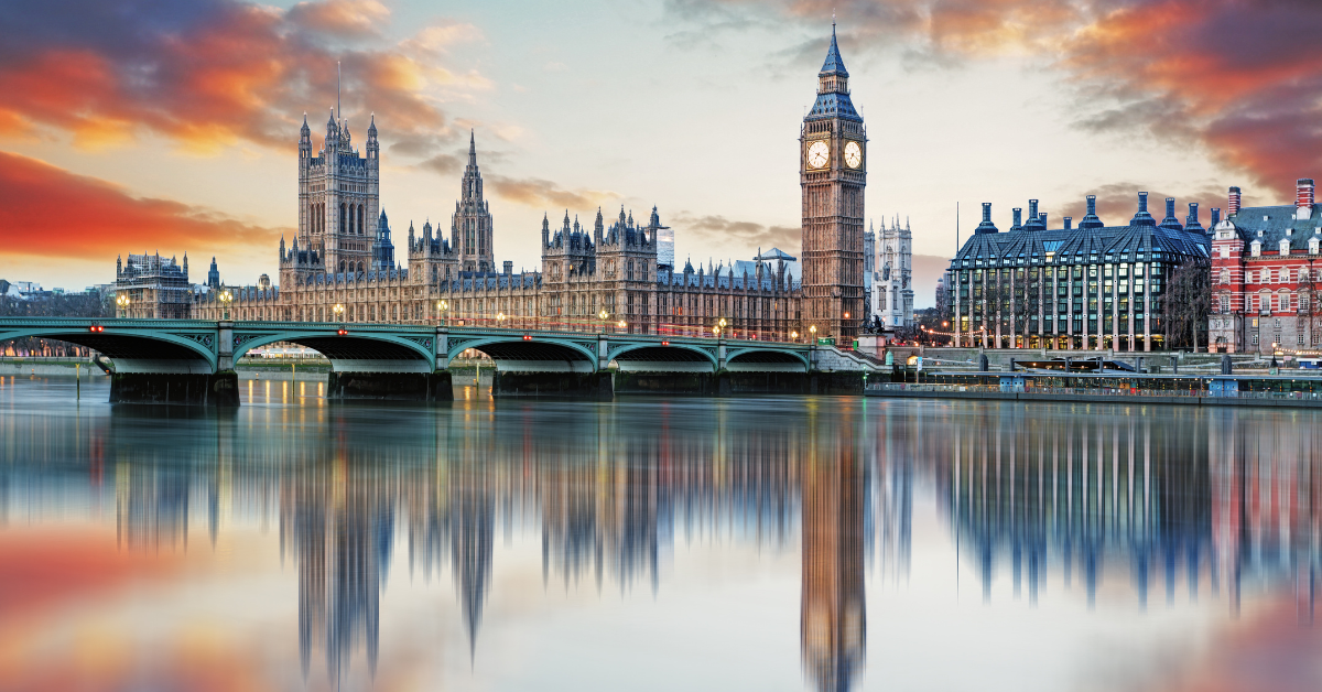 London - Big ben and houses of parliament, UK