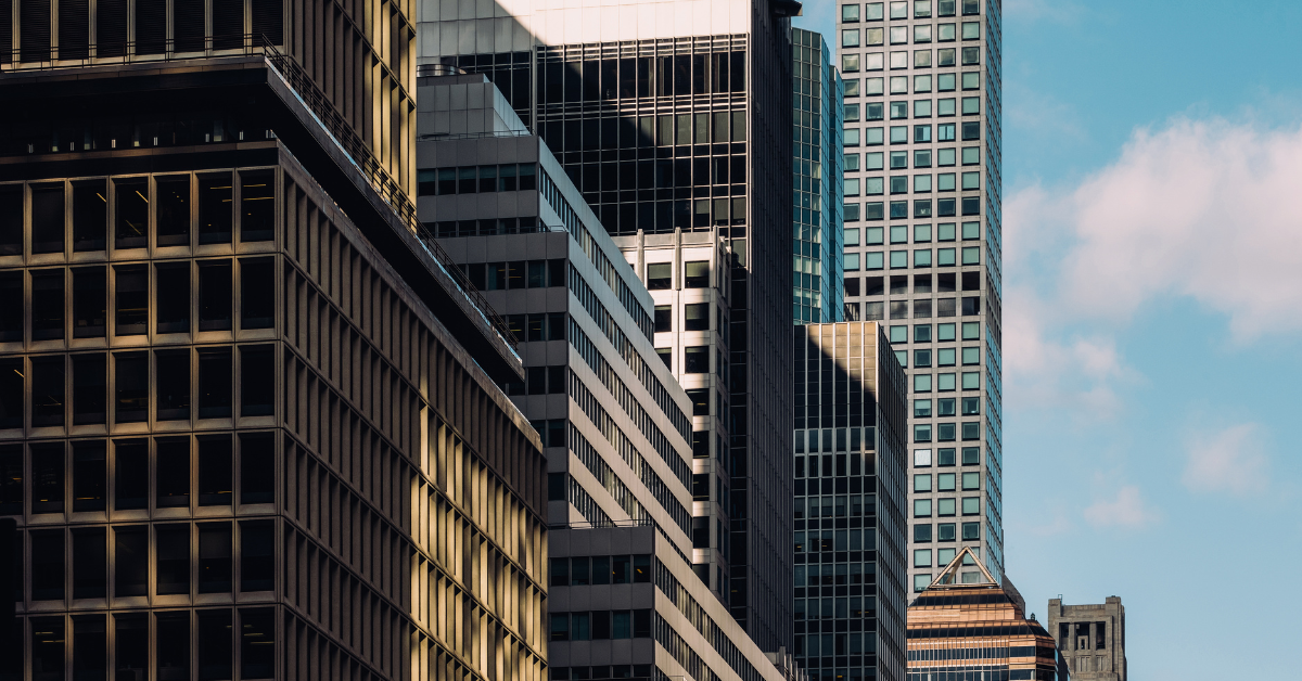 Close-up view of 432 Park Avenue Condominiums and modern skyscrapers in Midtown Manhattan New York City, signifying investor support